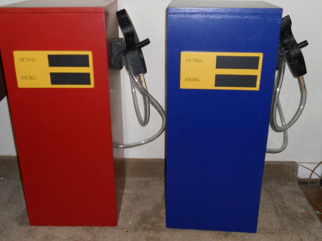 Petrol tanks, ideal for bike tracks